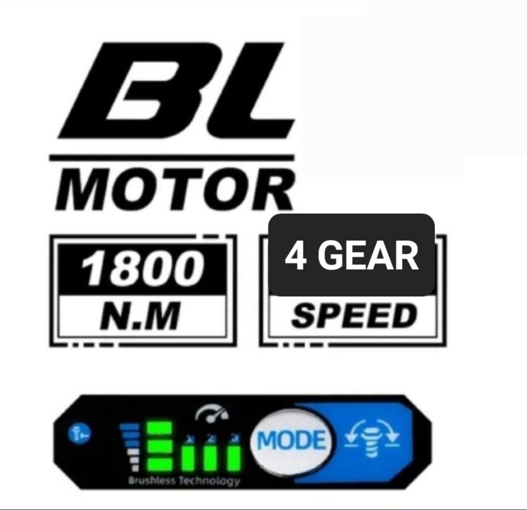 Klucz Udarowy do Bateii Makita 1800Nm 700Nm bezszczotkowy 4 biegi