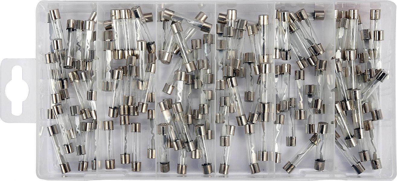 Zestaw Bezpieczników Szklanych 6X30Mm 120Szt. Yato