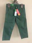 Штаны летние Benetton, темнозеленые, возраст 2 года,