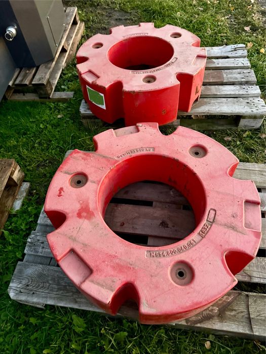 Obciążnik Balast w koła Fendt 2x 600 KG! Oryginalne