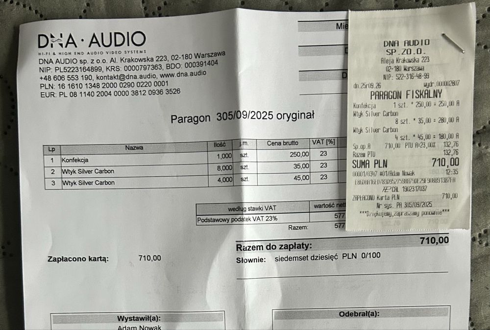 Kimber kable 12 TC Ascent Series