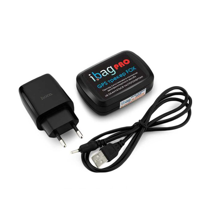 Мини GPS трекер Ibag FOX PRO + WIFI определение+4 спутниковые системы!
