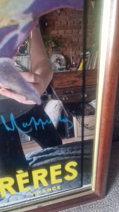 Lustro z sitodrukiem