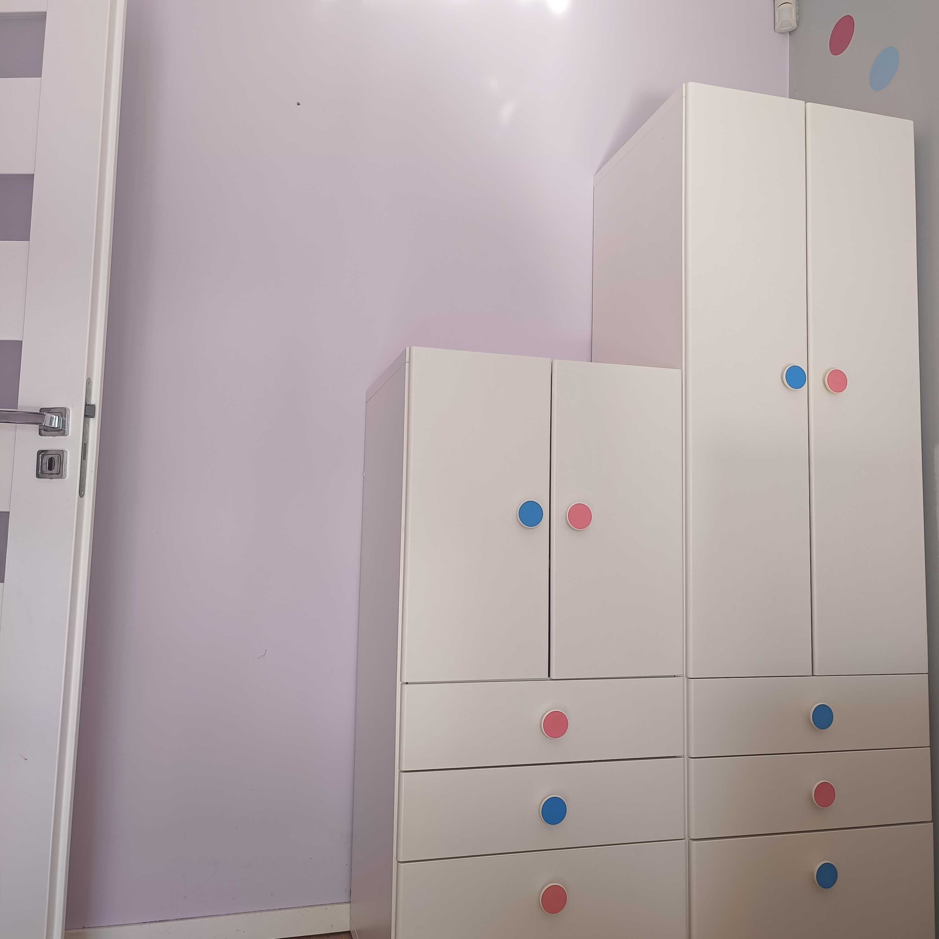 Zestaw mebli dziecięcych Ikea Stuva, szafa i szafka