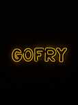Neon Napis Gofry / Kawiarnia / Lodziarnia / Restauracja / FoodTruck
