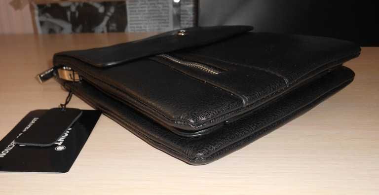 Męska torba Listonoszka MONT BLANC, skóra, Niemcy 0825-1