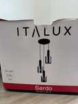 Lampa wisząca Sardo czarna Italux
