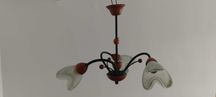Żyrandol, lampa, zieleń