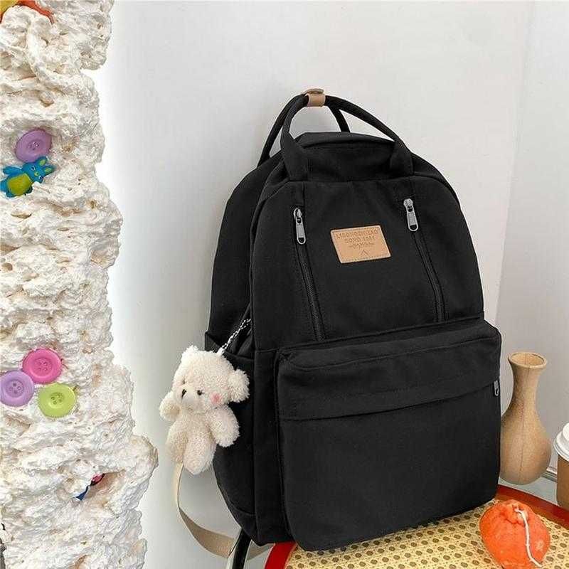 Рюкзак-сумка чорний з ручками