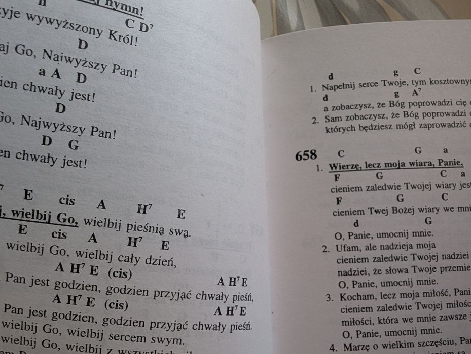 Spiewnik koscielny, religijny, mlodziezowy, Matce sluchajacej