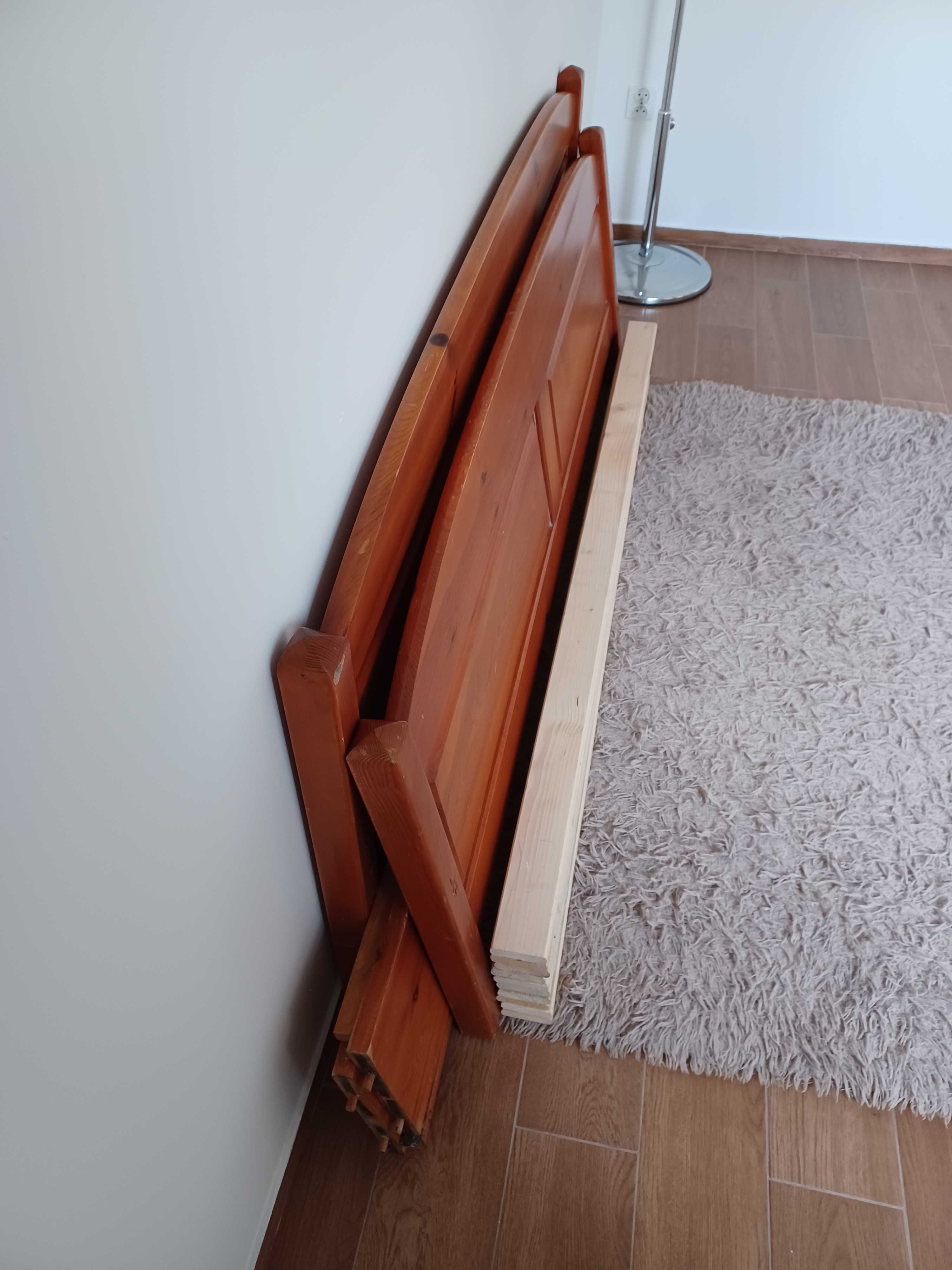 Stelaż drewniany łóżka 160 x 200 cm