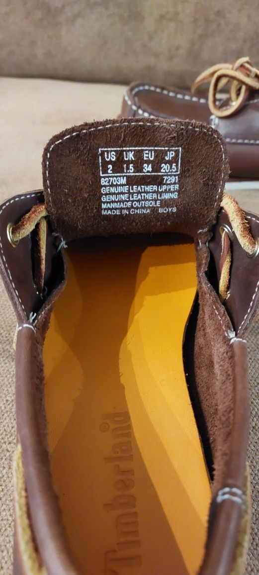 Timberland Mokasyny dla chłopca Classic r.34