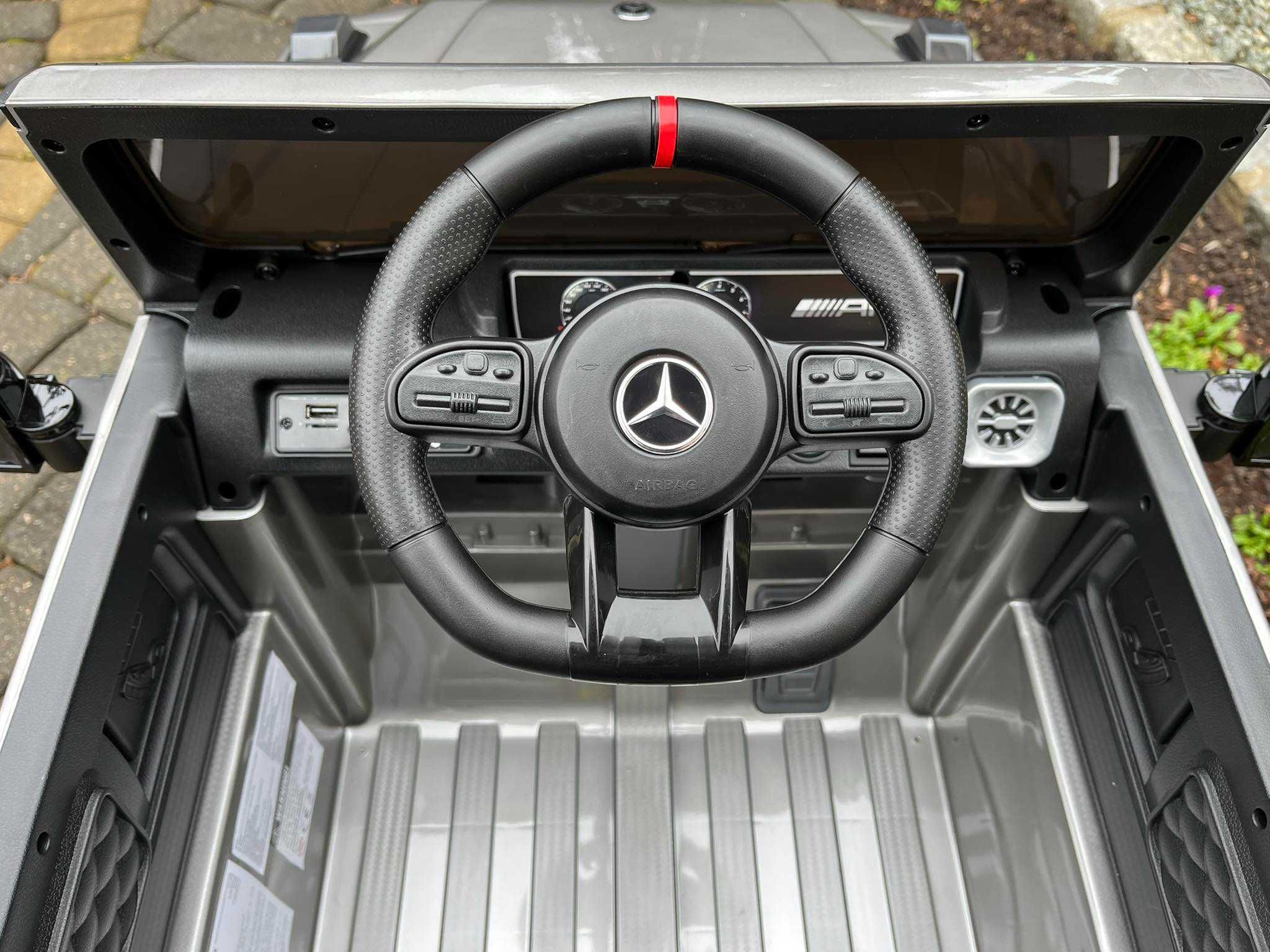 Auto na Akumulator Mercedes G63 AMG Szary Lakierowany.NOWY