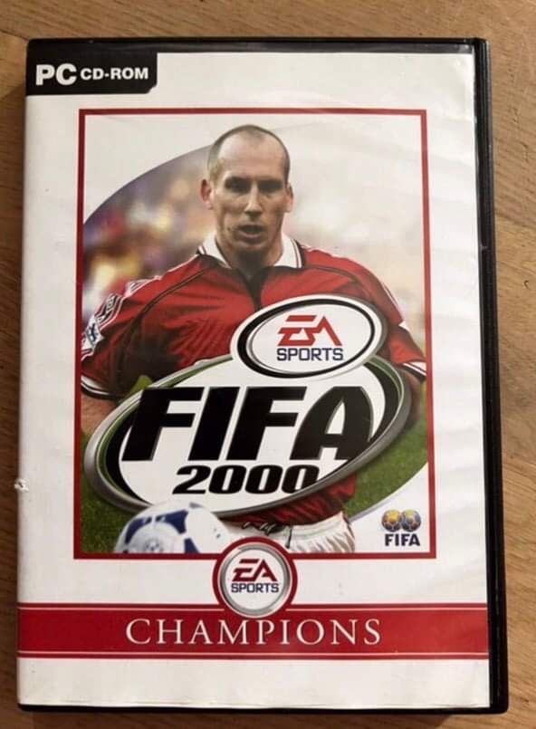 Gra w pudełku CD FIFA 2000 PC EA Sports Robbie Williams