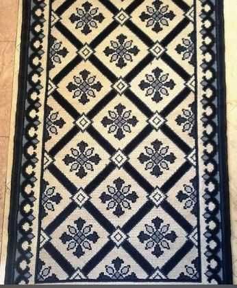 Tapete azul de Arraiolos (novo) - 1,45 X 0,85 cm
