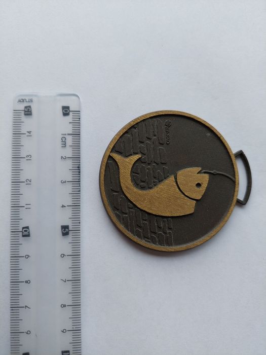 Medalha/Medalhão comemorativo da Pesca