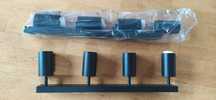 2 Lampy podsufitowe reflektory, listwy, czarne loft industrial listwa