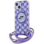 Etui Karl Lagerfeld IML Crossbody Monogram Karl & Choupette Head MagSa