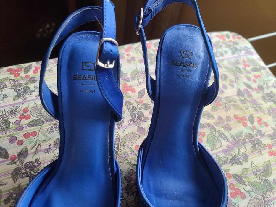 Sandálias azuis 36 Seaside
