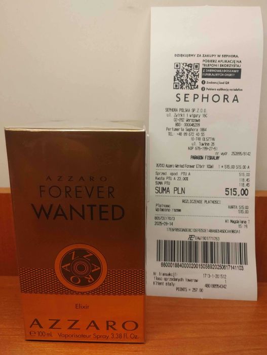 Azzaro Forever Wanted Elixir 100 ml - intensywny zapach dla mężczyzn
