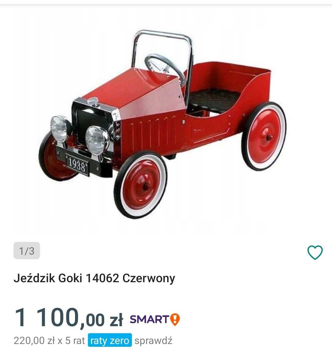 Autko metalowe jeździk