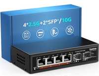 6 portowy zarządzalny przełącznik Ethernet 2,5G 4 porty 2,5G