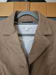 KappAhl stylowa marynarka camel skóra naturalna r S/M