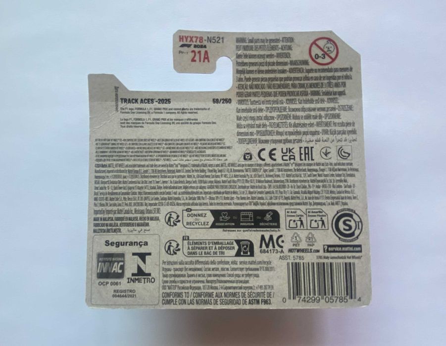 Hot wheels Mercedes-Amg Petronas Formula one 2025