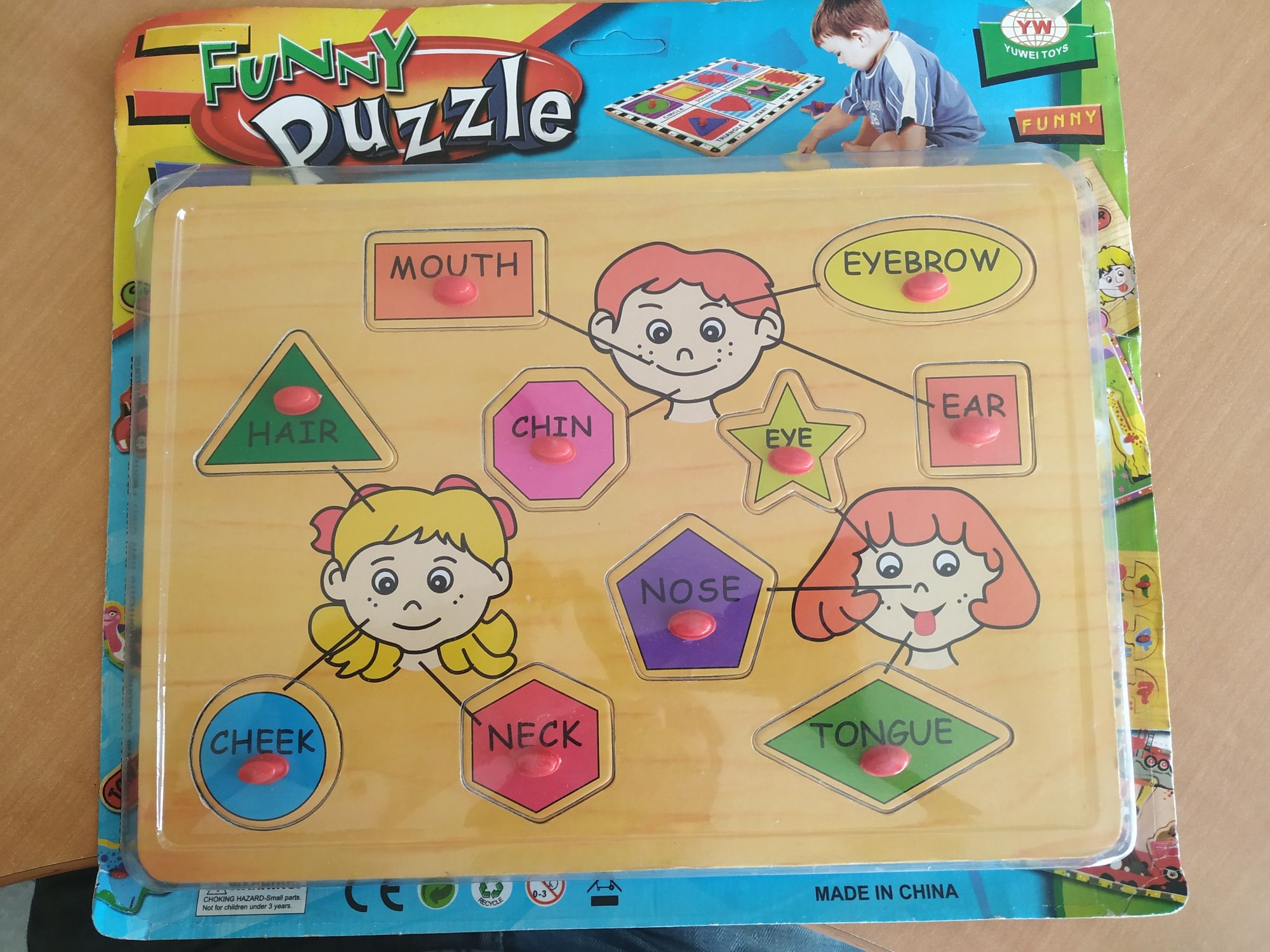 Funny Puzzle aprender inglês