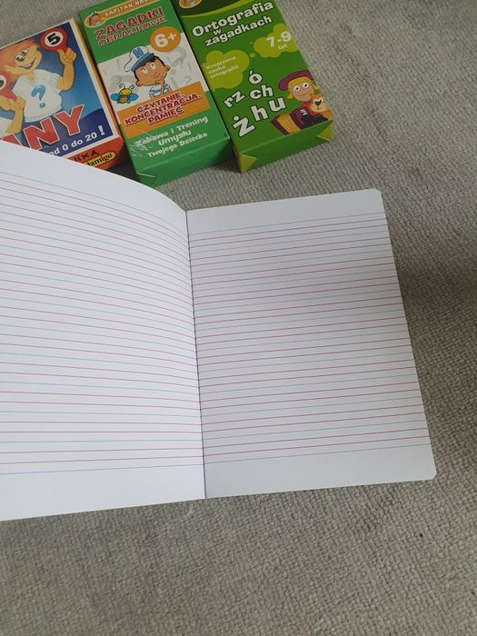 Zestaw liczmany,zagadki obrazkowe,ortografia w zagadkach,zeszyt Oxford