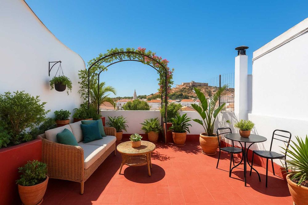 Moradia T4 com potencial para T5, Rooftopn e vista para o Castelo.