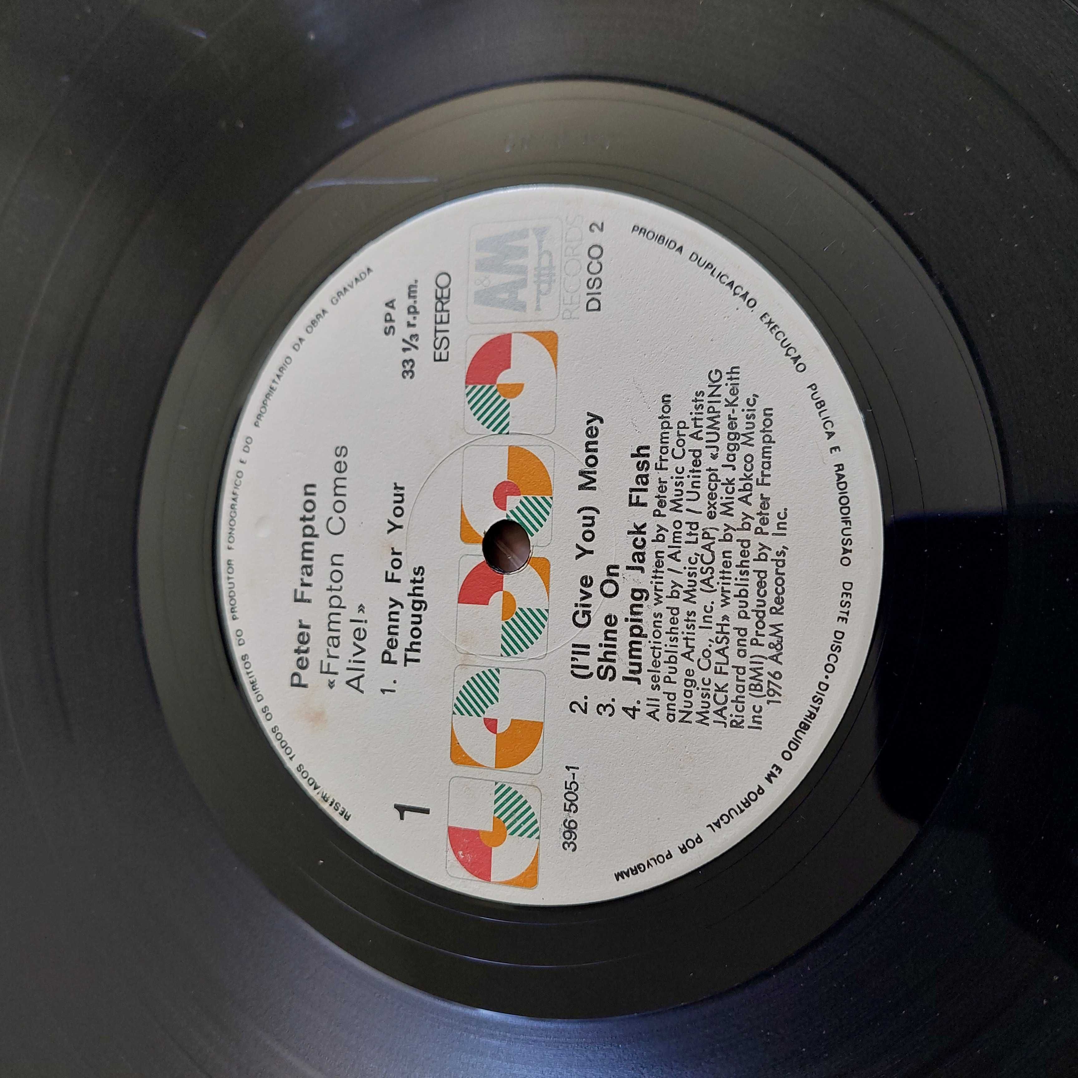 Disco vinil LP duplo Peter Frampton - Frampton Comes Alive!