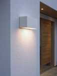 Kinkiet zewnętrzny Norlys Asker 1511 biały LED 8W 3000K lampa