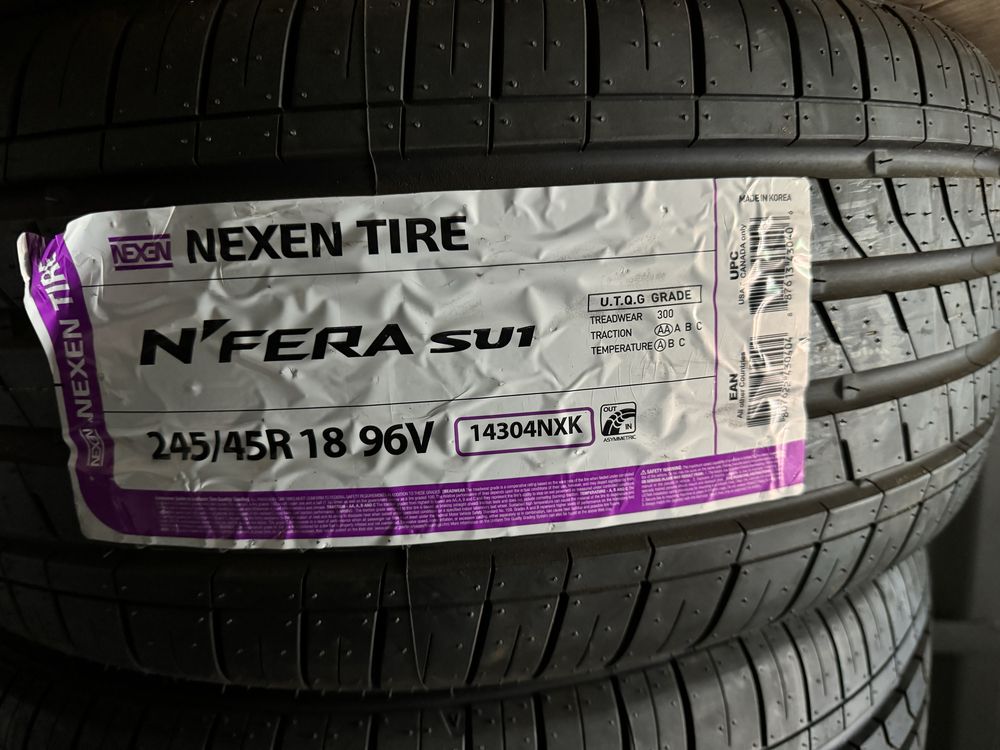 РОЗПРОДАЖ ЛІТНІХ ШИН!!! Нові 4 шт. 245/45 R18 Nexen N’Fera RU1