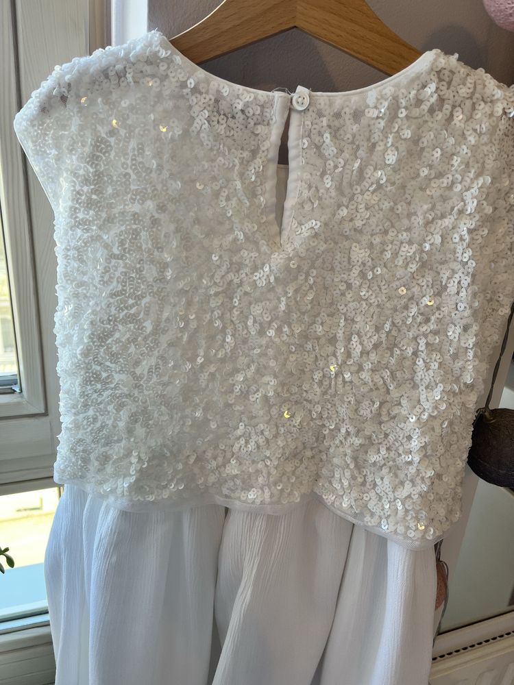 śliczna sukienka F&F 134 z cekinami elegancka
