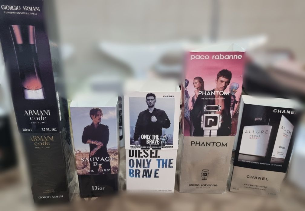 Perfume de homem Paco rabane, Diesel, Armani, Dior