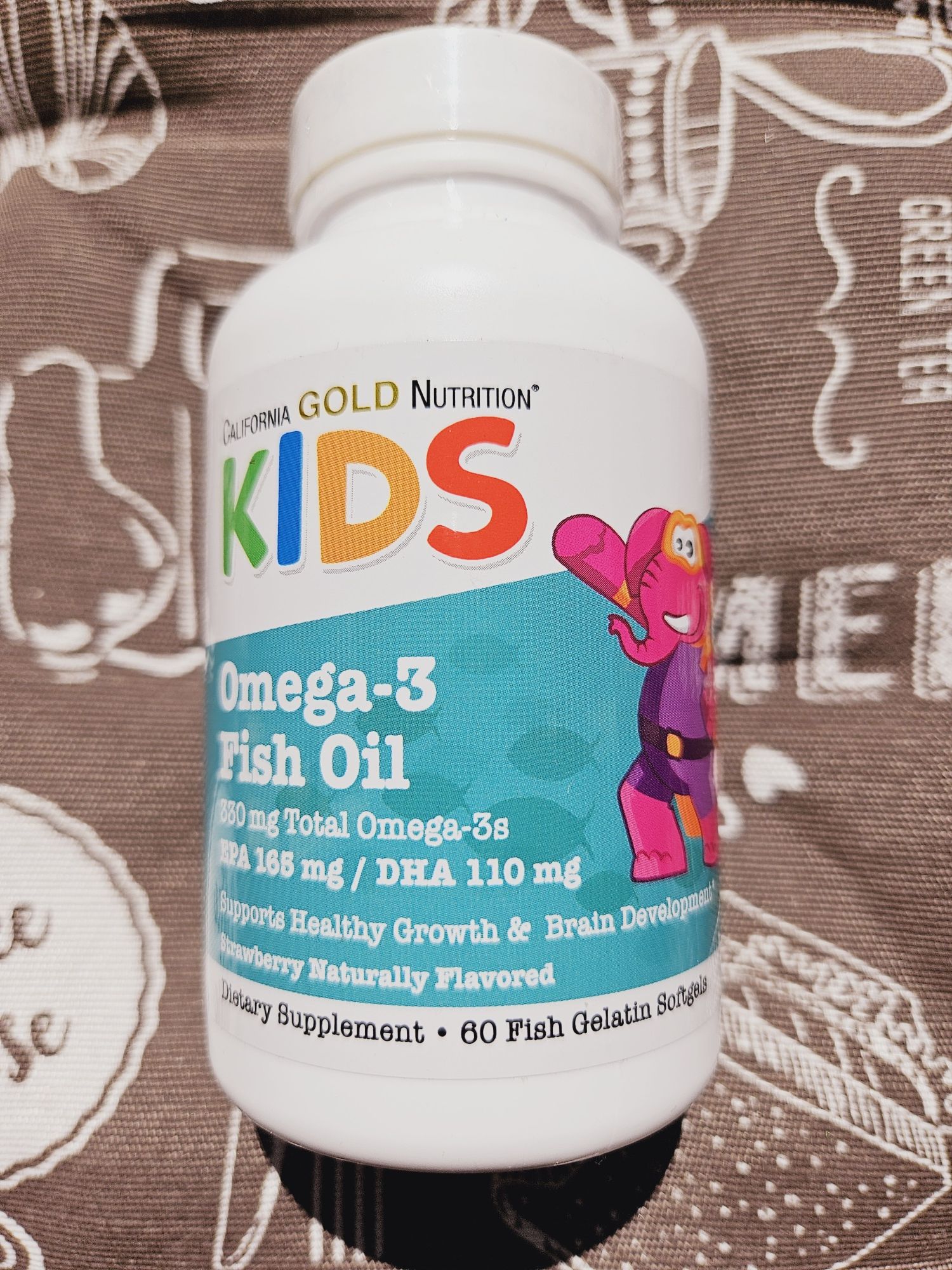 California Gold дитяча омега раб'ячий жир для дітей детская omega 3 60