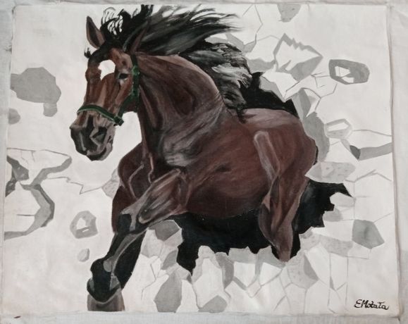 Obraz akrylowy koń