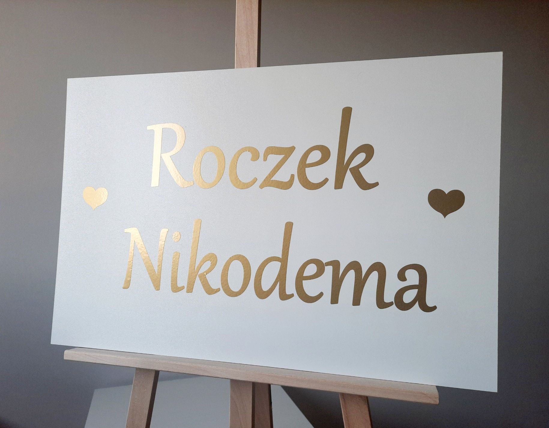 Tablica powitalna na roczek urodziny tablica na uroczystości wesele