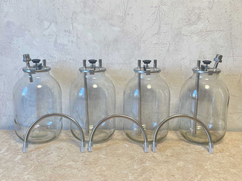 Сухопарники - барботеры есть с разными трубками на крышке 10-12-14-16