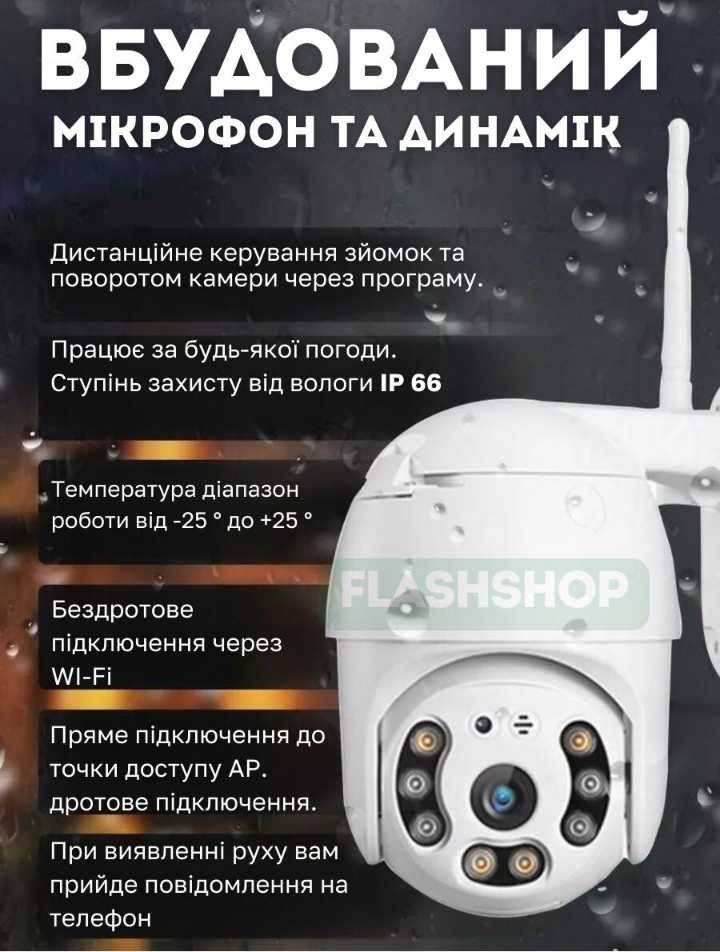 Зовнішня IP-камера відеоспостереження CAmeraCad Wifi 360/90  Wi-Fi