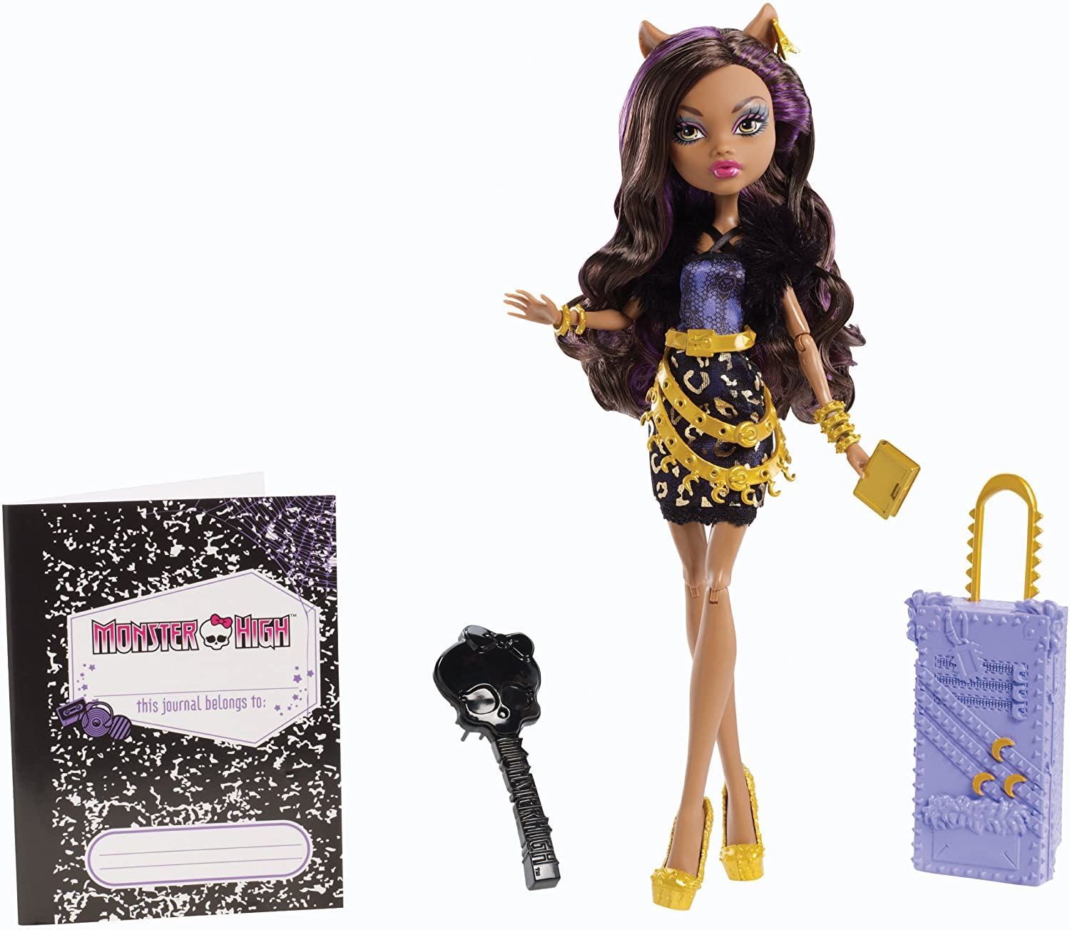 Monster High Travel Scaris Clawdeen Wolf Doll