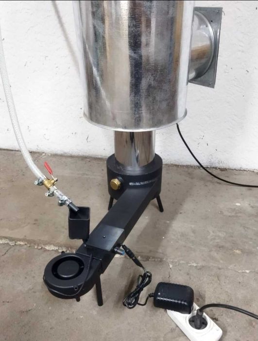5-25кВт! Горелка на отработке/масле в печь буржуйку, булерьян, котел
