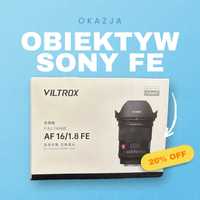 Obiektyw SONY E szerokokątny viltrox AF 16mm f/1.8 STAN IDEALNY