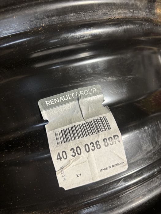 Komplet felg stalowych 15” 4x100 Renault