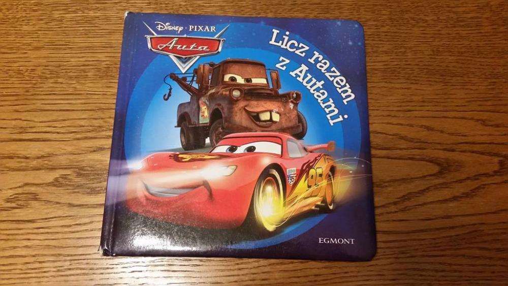 książka / bajka Disney Mcqueen cars, Zygzak,