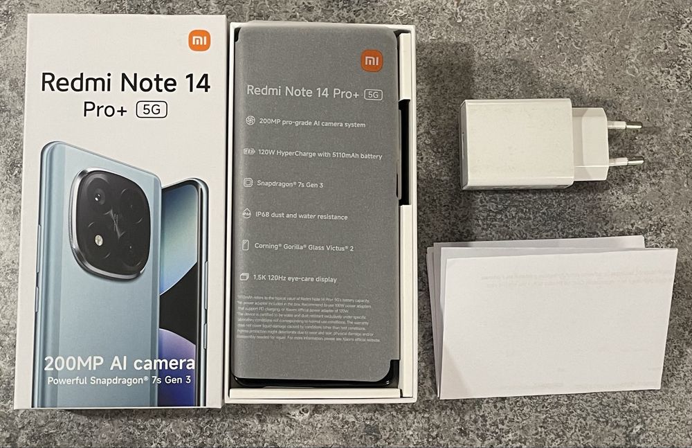 Nowy Redmi Note 14 Pro+ 5G, 12GB ram, 512GB.