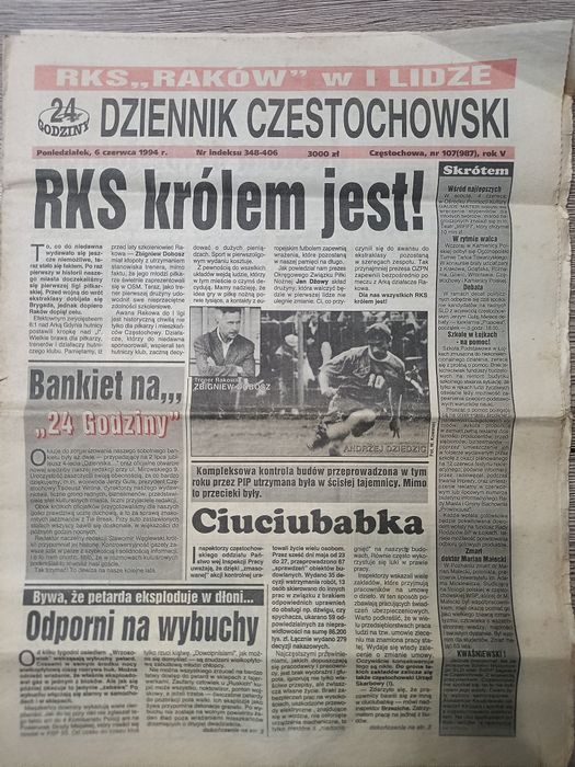 Gazeta Częstochowska, RKS Raków