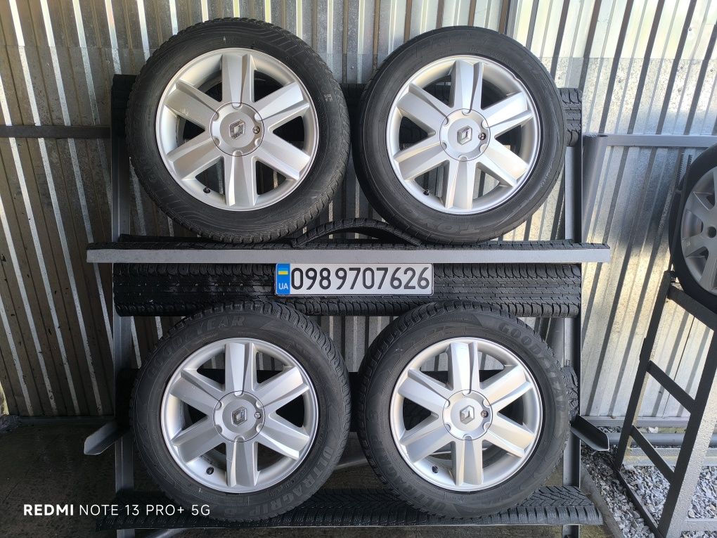 Колеса R15 4x100 6.5J ET49 ЦО 60.1 мм літо 205/55R16