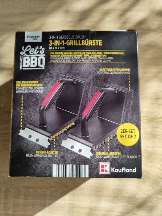 3w1 szczotka do czyszczenia grilla